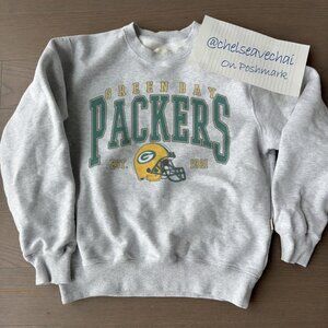 Vintage Green Bay Packers Sweatshirt, Retro NFL Green Bay Packers Football Shirt